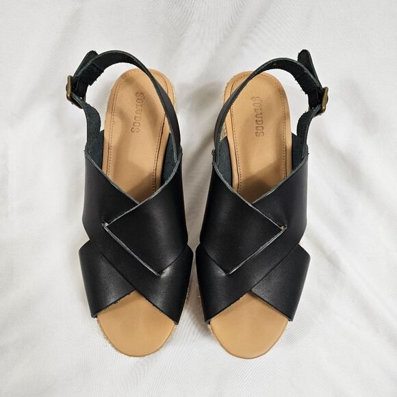 Soludos Amalfi Platform Heel in Black - Size 7 - Picture 2 of 7